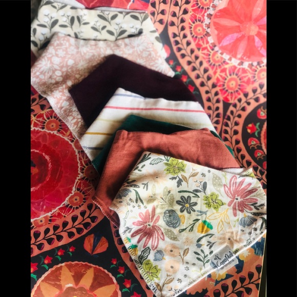 Copper and Pearl Other - Set of 7 Copper and Pearl bibs